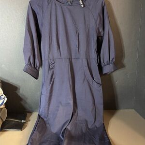 Elegant Navy Blue Dress